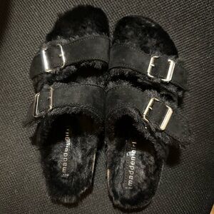 fuzzy madden girl sandals